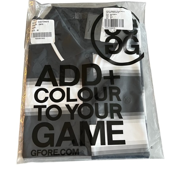 G/FORE Offset Gradient Stripe Sleeveless Top With Ribbed Collar NWT S, M, L - Picture 11 of 12